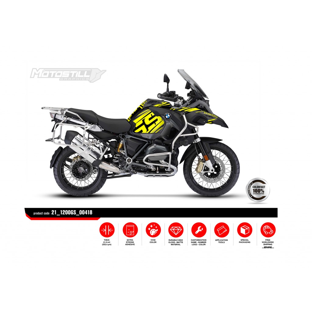BMW R 1200 GS ADVENTURE GRAPHIC SET - DECAL KIT