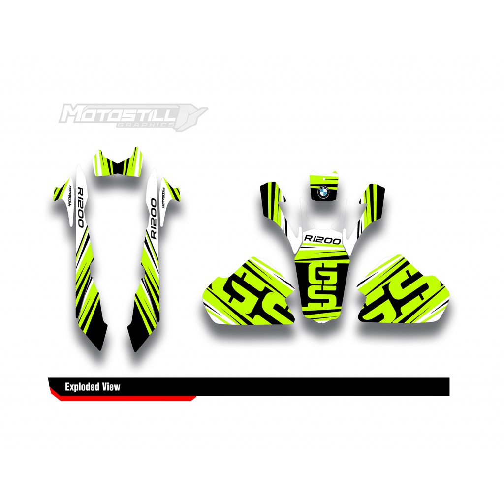 BMW R 1200 GS ADVENTURE GRAPHIC SET - DECAL KIT