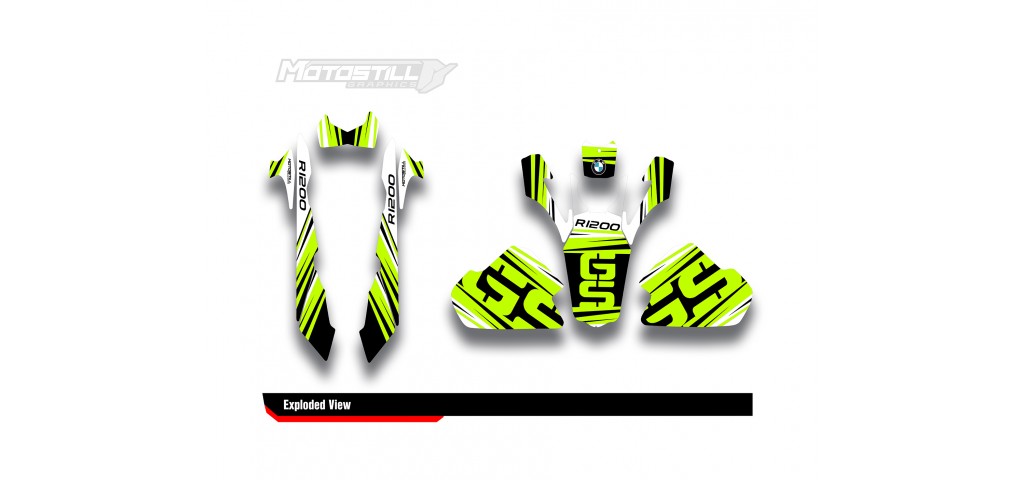 BMW R 1200 GS ADVENTURE GRAPHIC SET - DECAL KIT