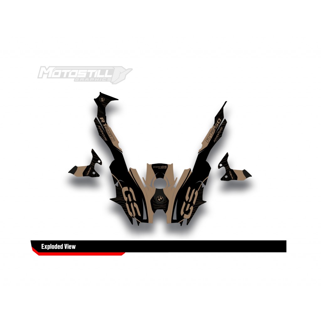 BMW R 1250 GS 2019-2024 GRAPHIC SET - DECAL KIT