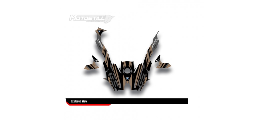 BMW R 1250 GS 2019-2024 GRAPHIC SET - DECAL KIT