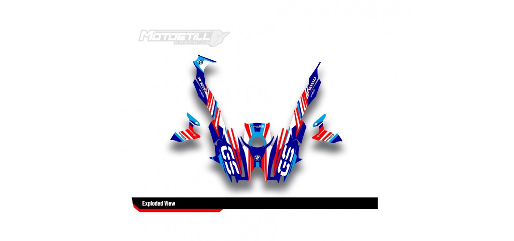 BMW R 1250 GS 2019-2024 GRAPHIC SET - DECAL KIT