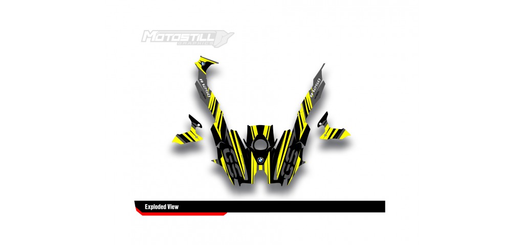 BMW R 1250 GS 2019-2024 GRAPHIC SET - DECAL KIT