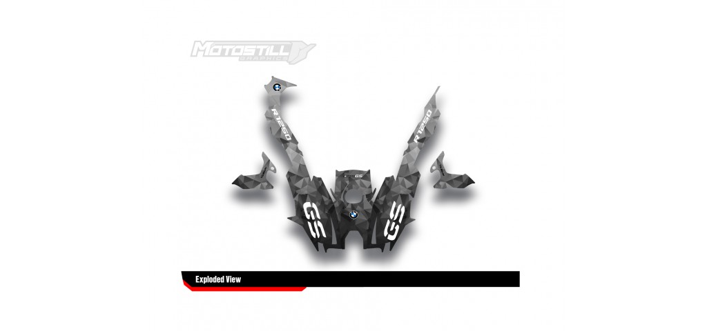 BMW R 1250 GS 2019-2024 GRAPHIC SET - DECAL KIT
