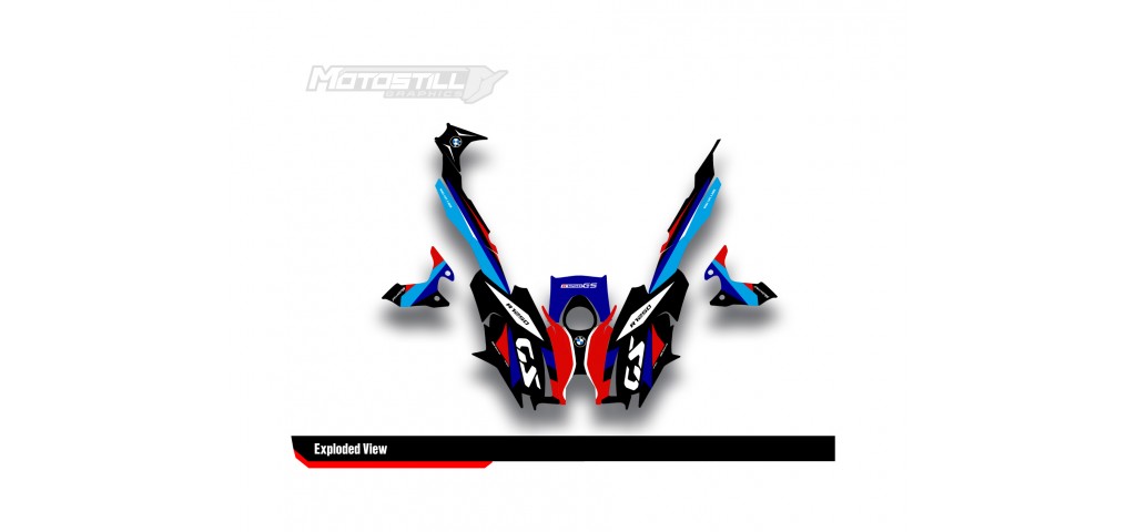 BMW R 1250 GS 2019-2024 GRAPHIC SET - DECAL KIT