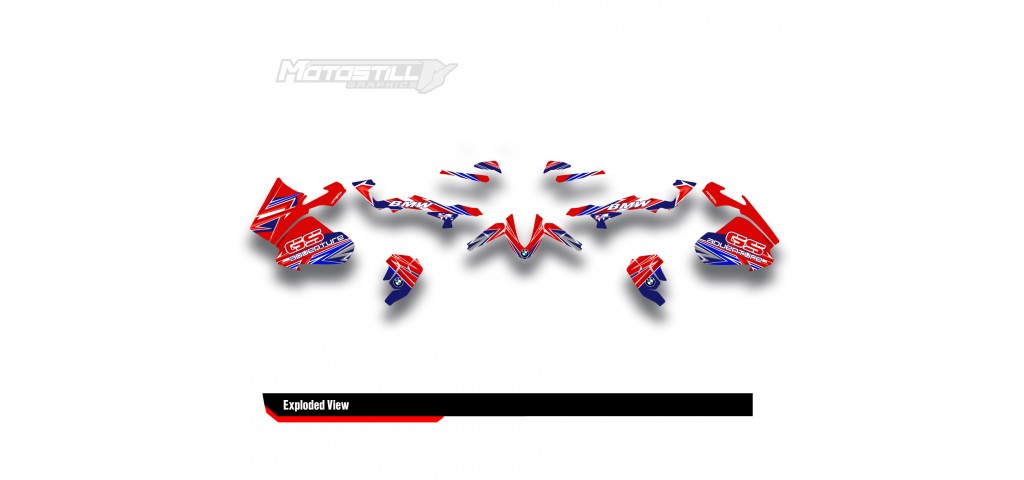 BMW R 1250 GS ADVENTURE GRAPHIC SET - DECAL KIT