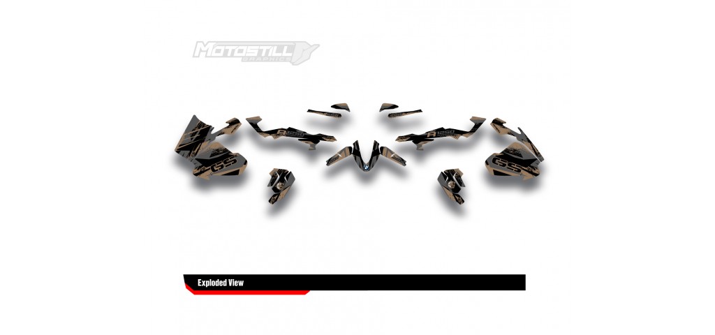BMW R 1250 GS ADVENTURE GRAPHIC SET - DECAL KIT