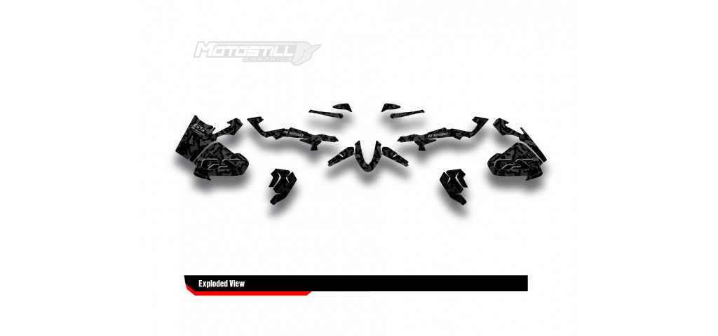 BMW R 1250 GS ADVENTURE GRAPHIC SET - DECAL KIT