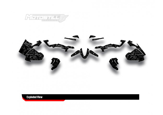 BMW R 1250 GS ADVENTURE GRAPHIC SET - DECAL KIT