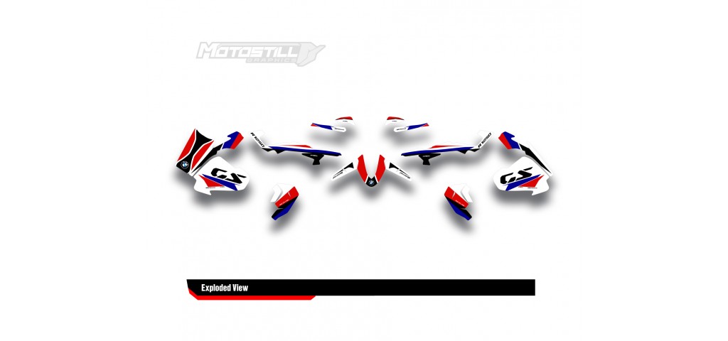BMW R 1250 GS ADVENTURE GRAPHIC SET - DECAL KIT