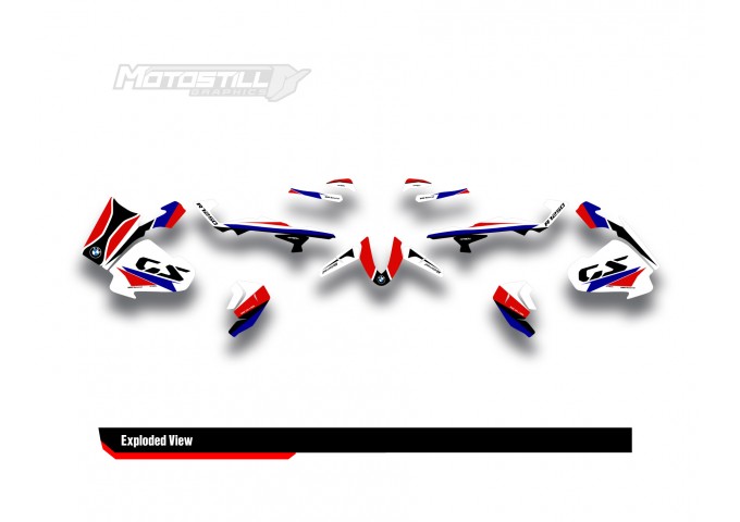 BMW R 1250 GS ADVENTURE GRAPHIC SET - DECAL KIT