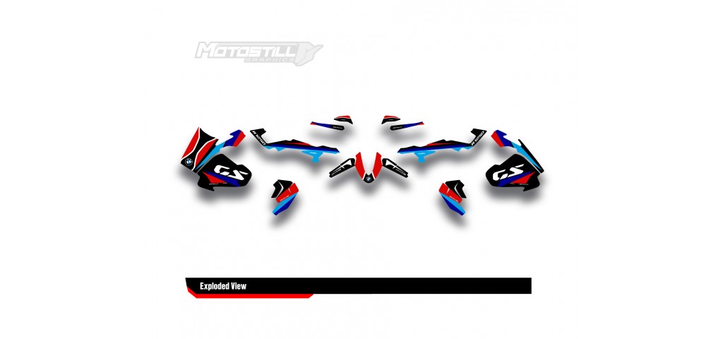 BMW R 1250 GS ADVENTURE GRAPHIC SET - DECAL KIT