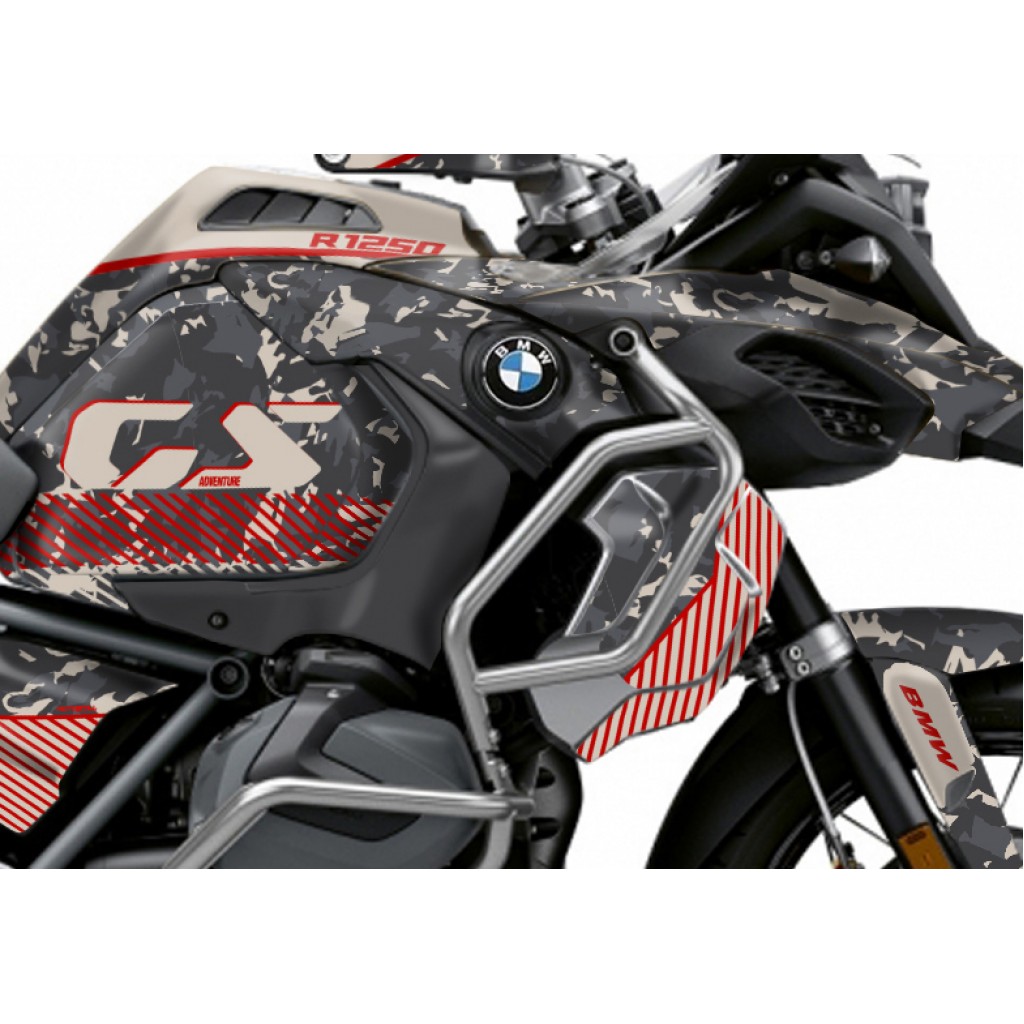 BMW R 1250 GS ADVENTURE GRAPHIC SET - DECAL KIT