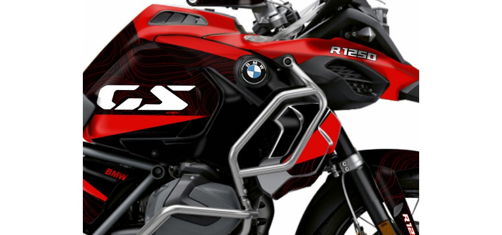 BMW R 1250 GS ADVENTURE GRAPHIC SET - DECAL KIT