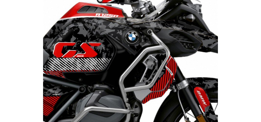 BMW R 1250 GS ADVENTURE GRAPHIC SET - DECAL KIT