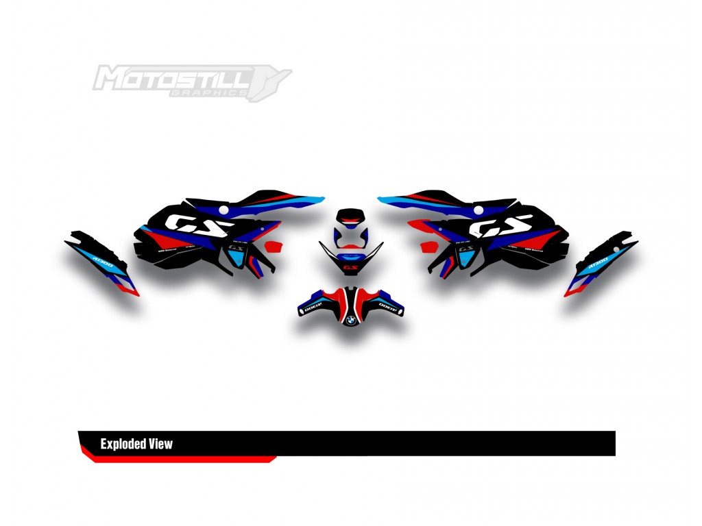 BMW GS1300 2024 FULL GRAPHIC STICKER SET - DECAL KIT