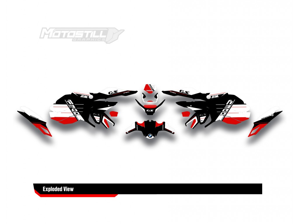 BMW GS1300 2024 FULL GRAPHIC STICKER SET - DECAL KIT