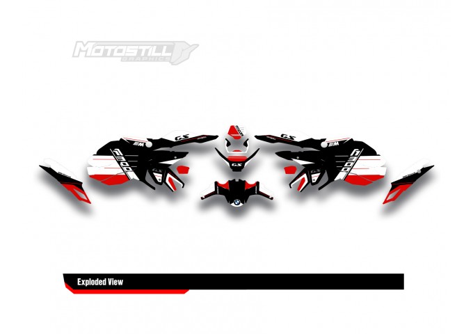 BMW GS1300 2024 FULL GRAPHIC STICKER SET - DECAL KIT