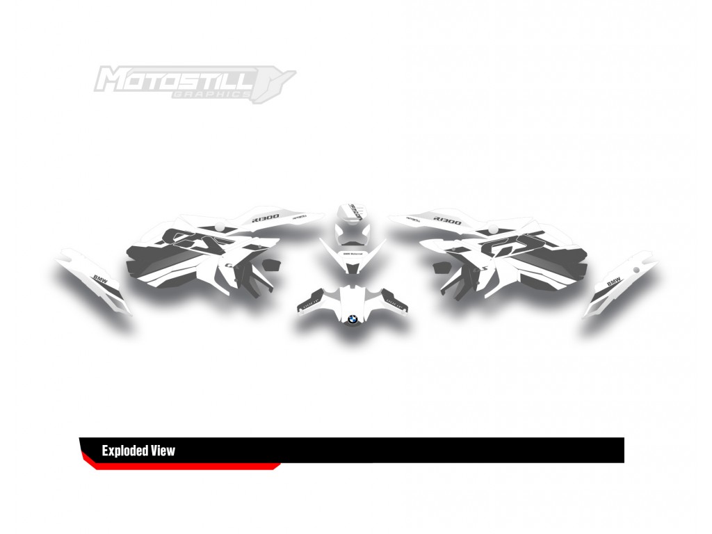 BMW GS1300 2024 FULL GRAPHIC STICKER SET - DECAL KIT