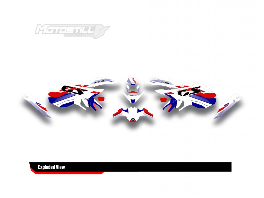 BMW GS1300 2024 FULL GRAPHIC STICKER SET - DECAL KIT