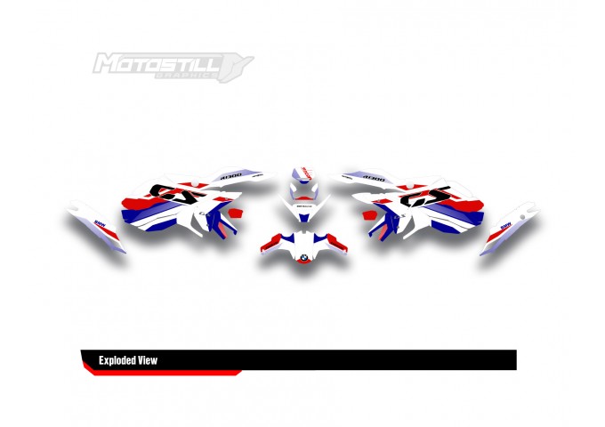 BMW GS1300 2024 FULL GRAPHIC STICKER SET - DECAL KIT