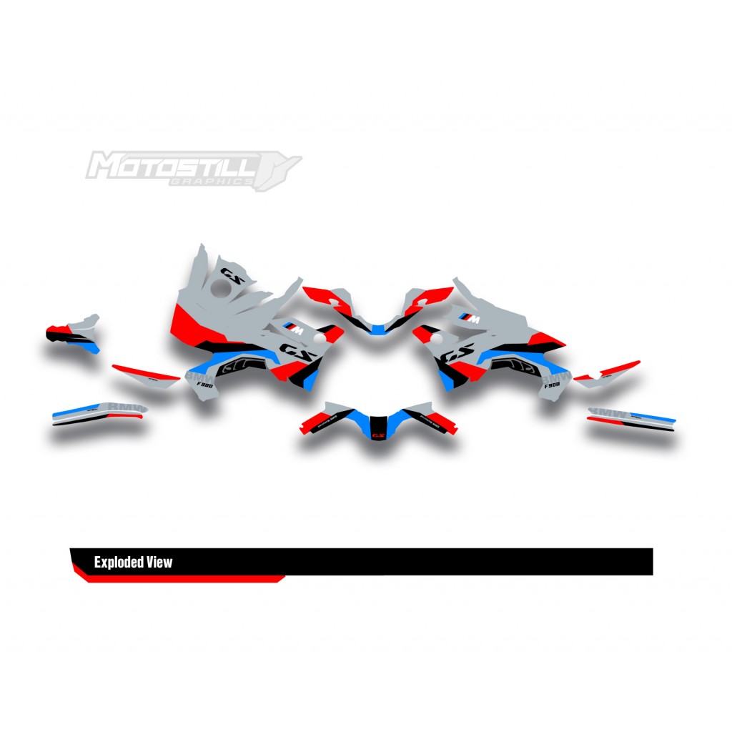 BMW F 900 GS 2024 GRAPHIC SET - DECAL KIT