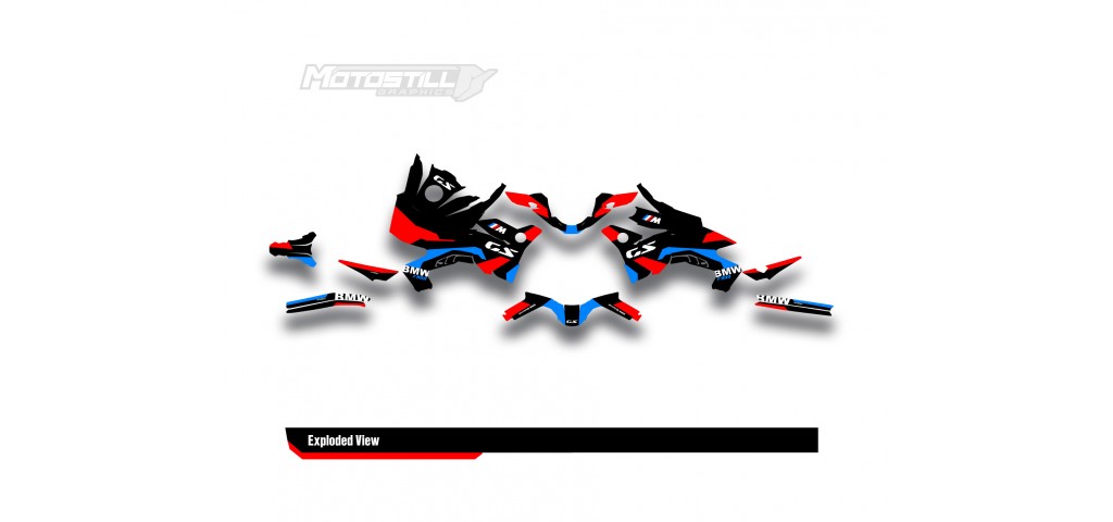 BMW F 900 GS 2024 GRAPHIC SET - DECAL KIT