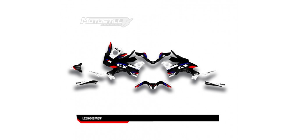 BMW F 900 GS 2024 GRAPHIC SET - DECAL KIT