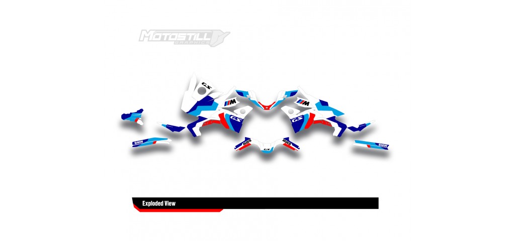 BMW F 900 GS 2024 GRAPHIC SET - DECAL KIT