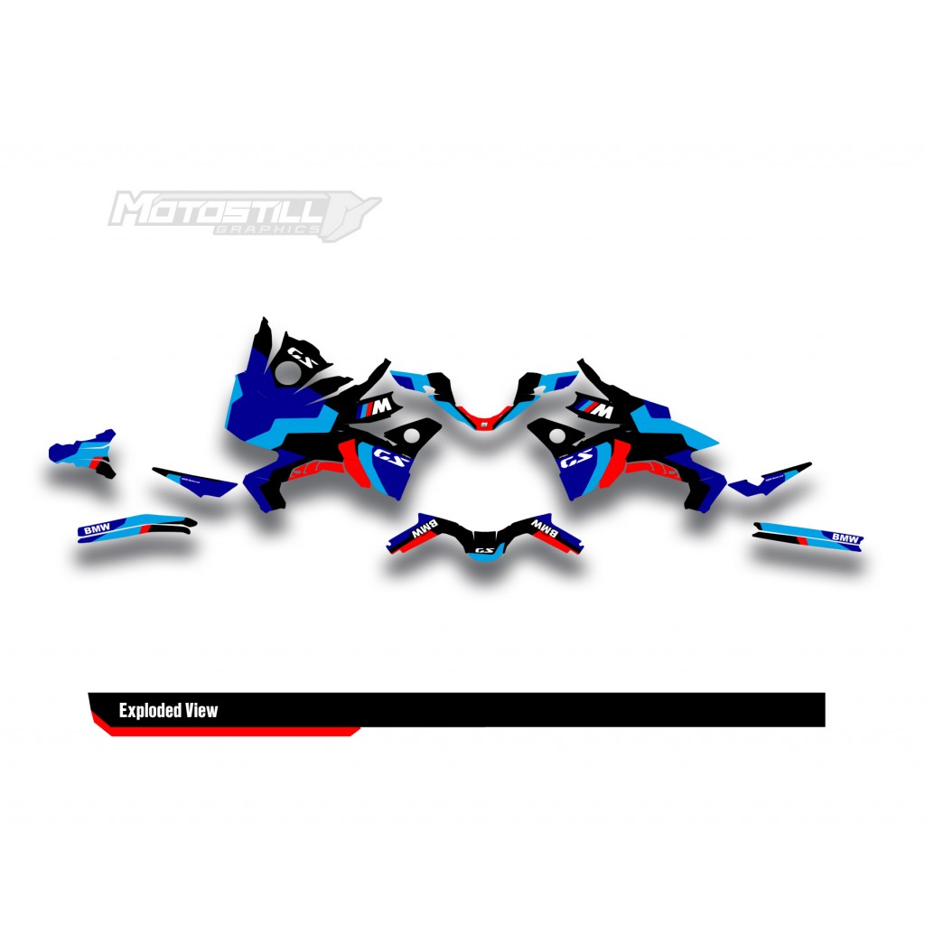 BMW F 900 GS 2024 GRAPHIC SET - DECAL KIT