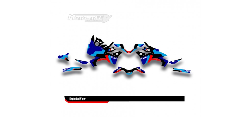 BMW F 900 GS 2024 GRAPHIC SET - DECAL KIT
