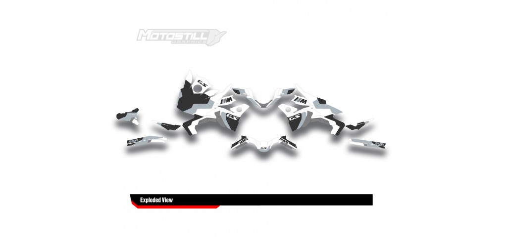 BMW F 900 GS 2024 GRAPHIC SET - DECAL KIT