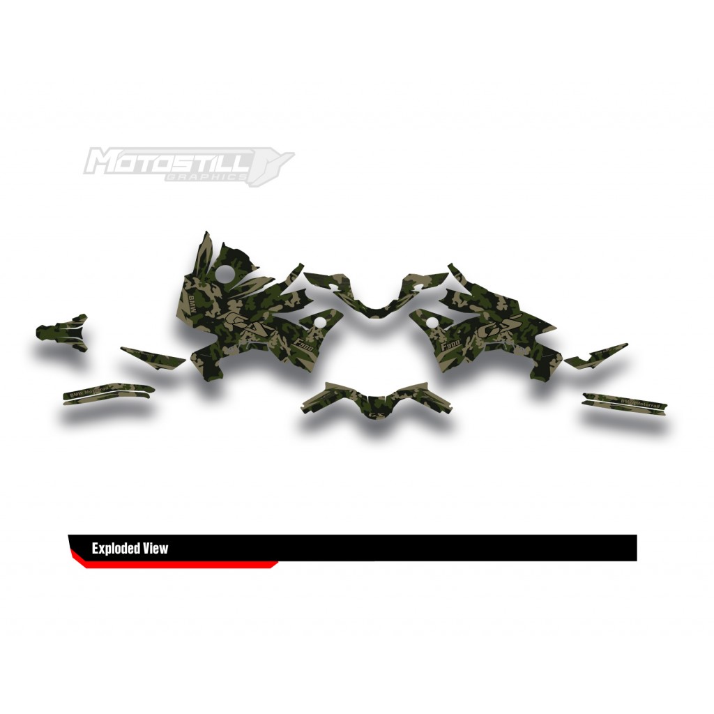 BMW F 900 GS 2024 GRAPHIC SET - DECAL KIT