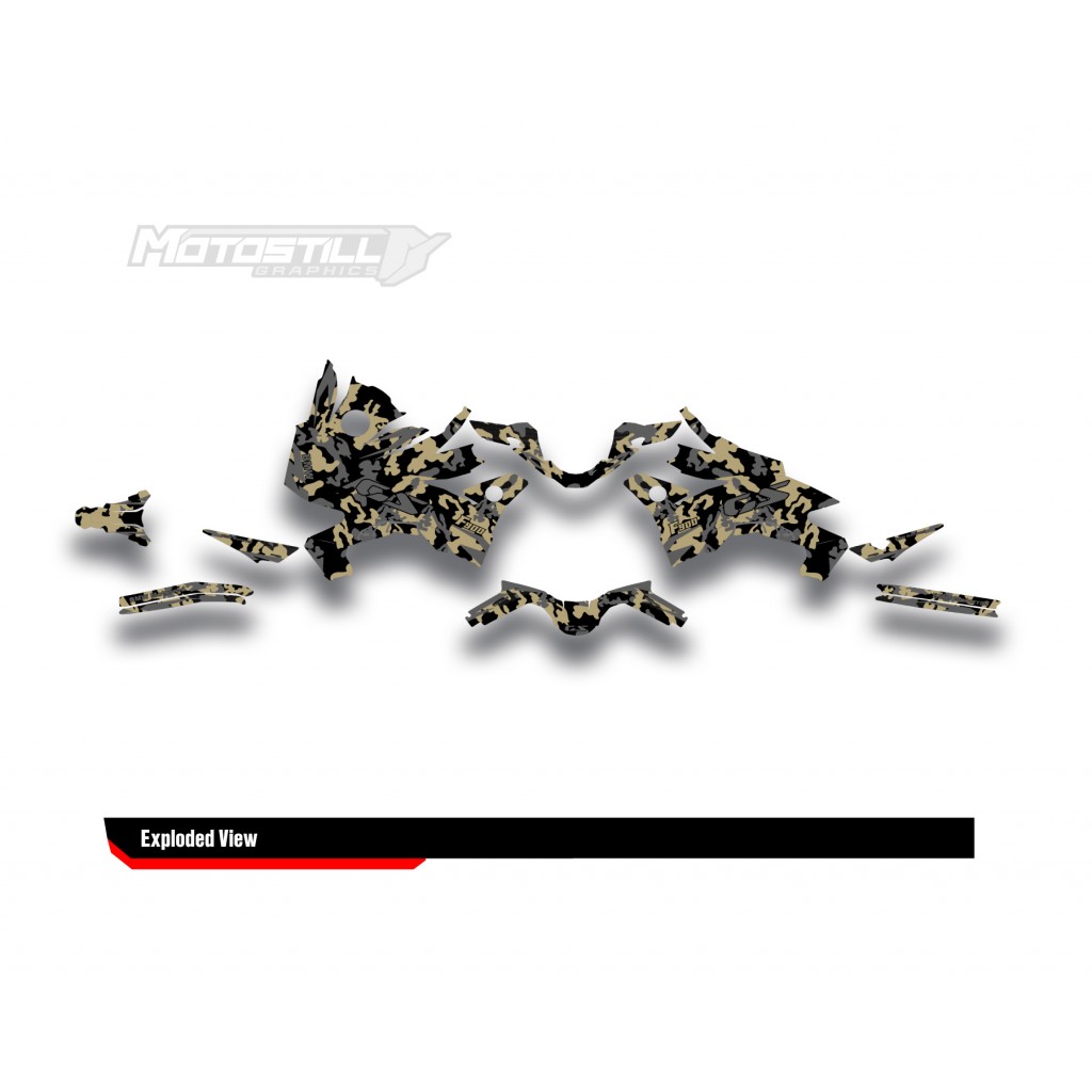 BMW F 900 GS 2024 GRAPHIC SET - DECAL KIT