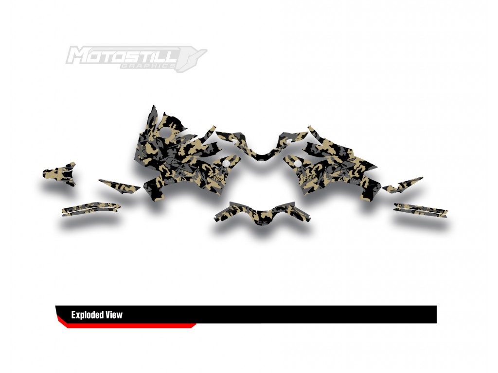 BMW F 900 GS 2024 FULL GRAPHIC STICKER SET - DECAL KIT