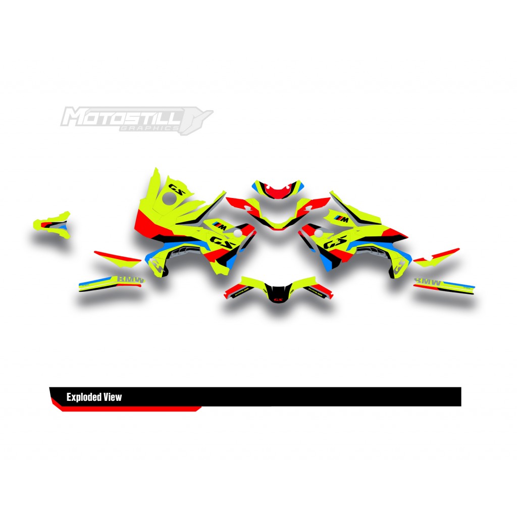 BMW F 900 GS 2024 GRAPHIC SET - DECAL KIT