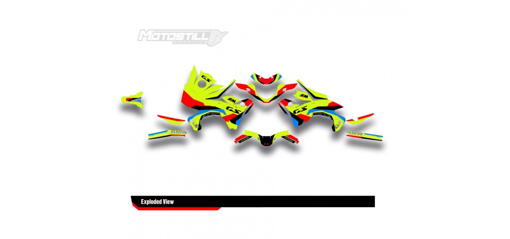 BMW F 900 GS 2024 GRAPHIC SET - DECAL KIT