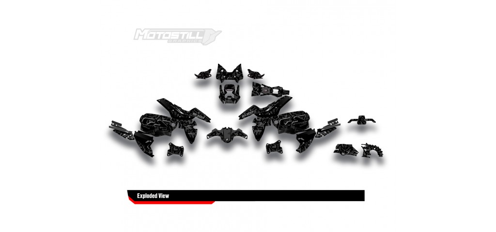 BMW R 1300 GS ADVENTURE GRAPHIC SET - DECAL KIT