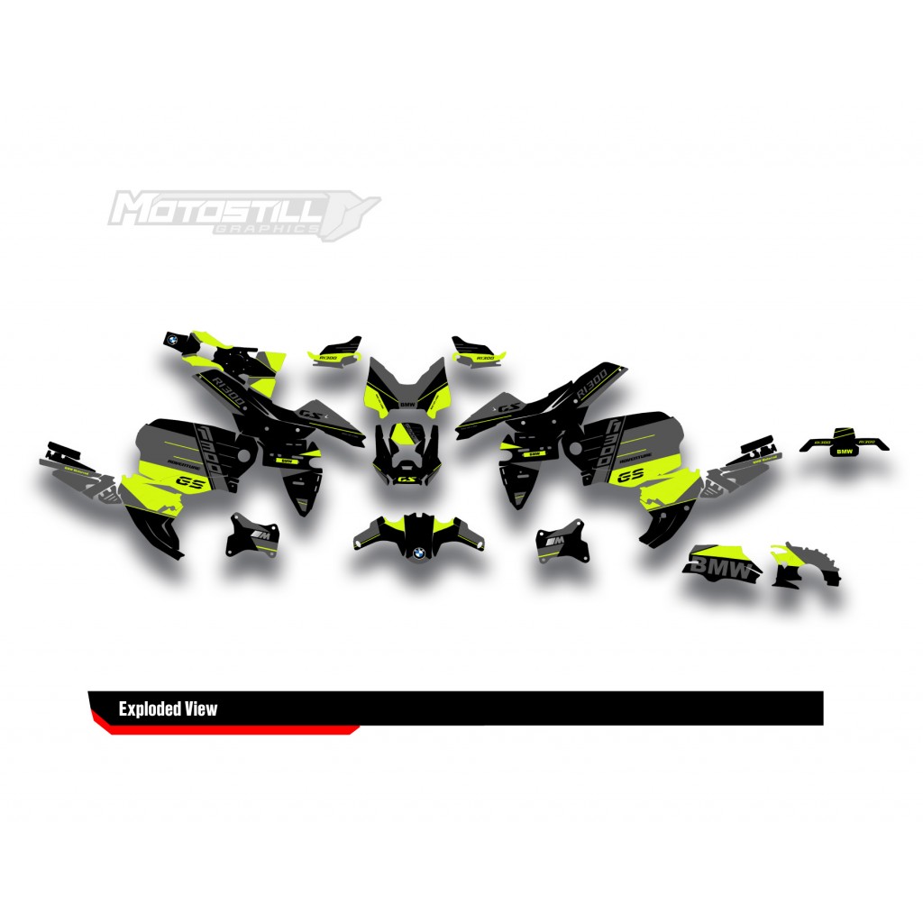 BMW R 1300 GS ADVENTURE GRAPHIC SET - DECAL KIT