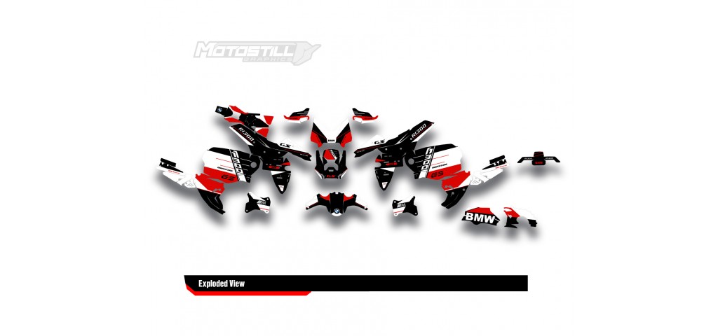 BMW R 1300 GS ADVENTURE GRAPHIC SET - DECAL KIT