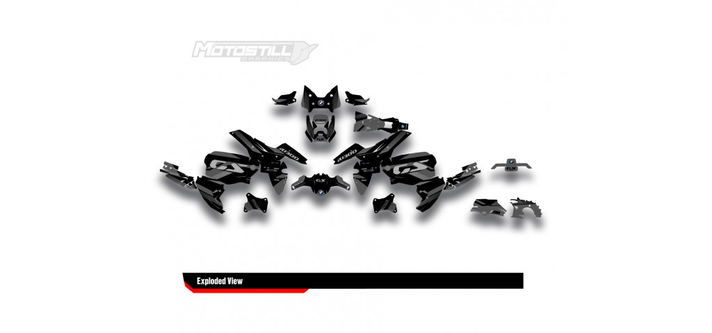 BMW R 1300 GS ADVENTURE GRAPHIC SET - DECAL KIT