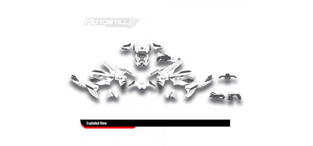 BMW R 1300 GS ADVENTURE GRAPHIC SET - DECAL KIT