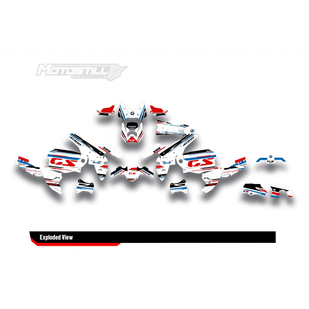 BMW R 1300 GS ADVENTURE GRAPHIC SET - DECAL KIT