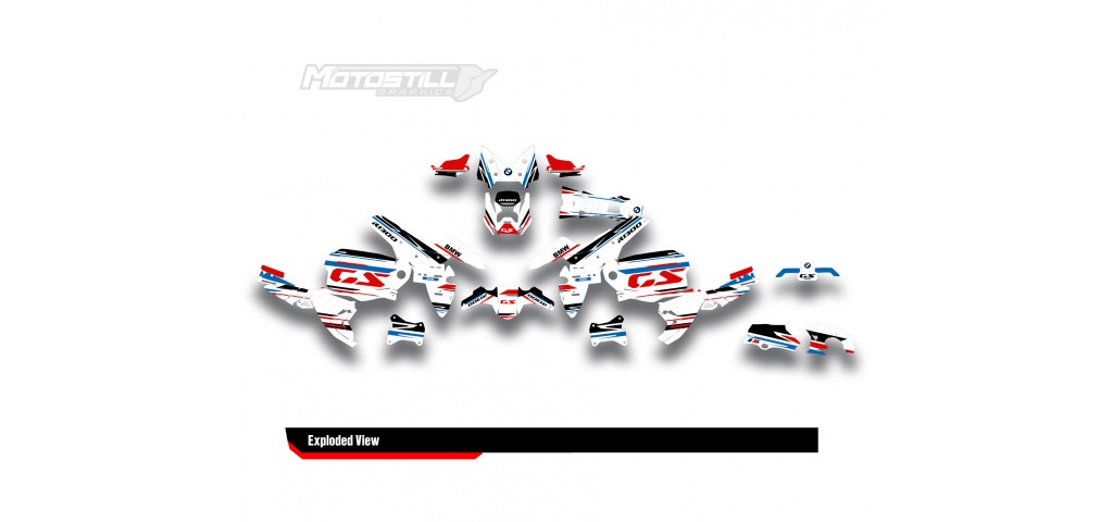 BMW R 1300 GS ADVENTURE GRAPHIC SET - DECAL KIT
