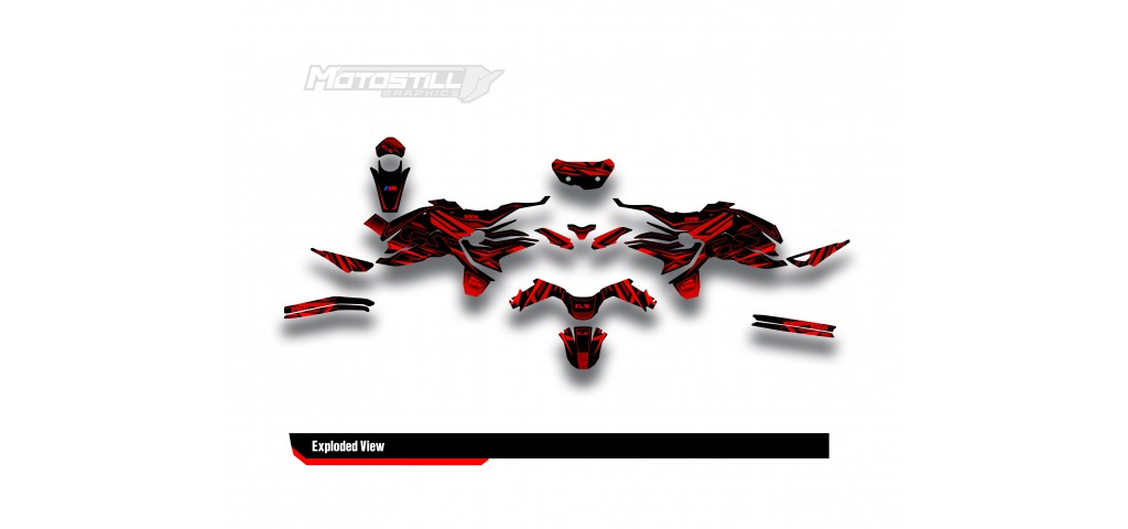 BMW F 750 GS - F 800 GS - F 850 GS  /  2017 - 2025  GRAPHIC SET - DECAL KIT
