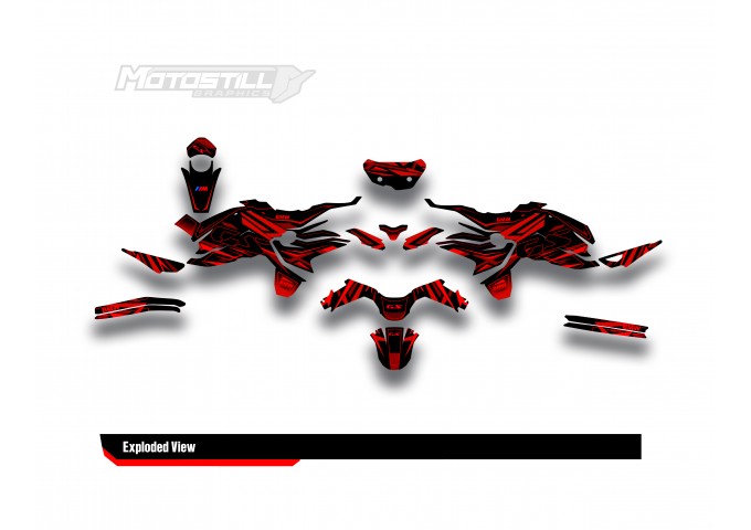 BMW F 750 GS - F 800 GS - F 850 GS  /  2017 - 2025  GRAPHIC SET - DECAL KIT