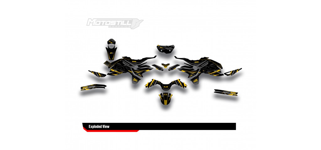 BMW F 750 GS - F 800 GS - F 850 GS  /  2017 - 2025  GRAPHIC SET - DECAL KIT