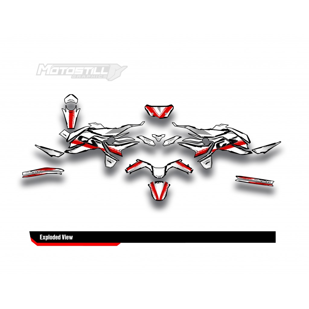 BMW F 750 GS - F 800 GS - F 850 GS  /  2017 - 2025  GRAPHIC SET - DECAL KIT