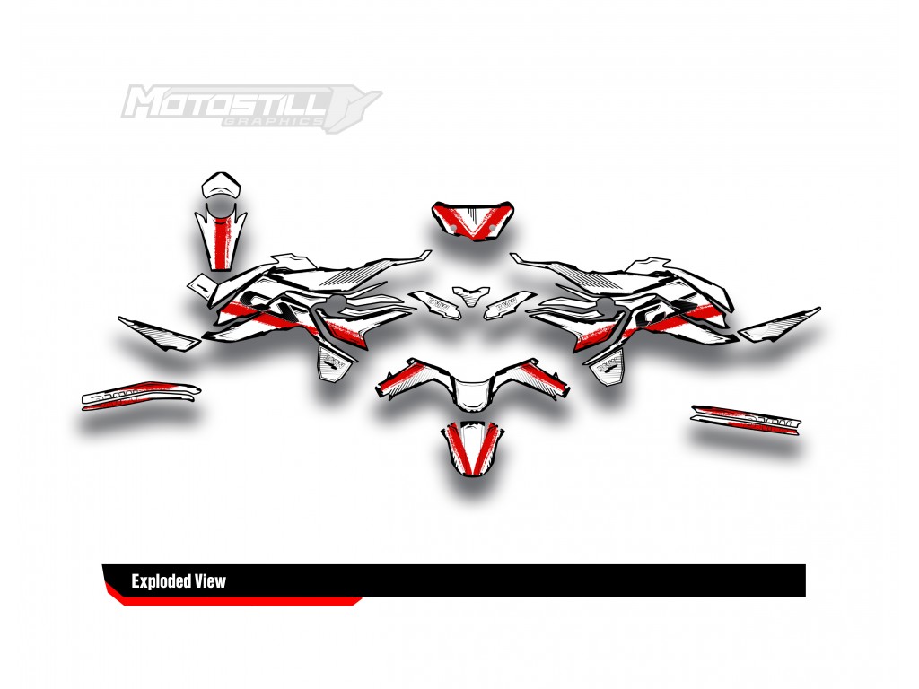 BMW F 750 GS - F 800 GS - F 850 GS  /  2017 - 2025  GRAPHIC SET - DECAL KIT