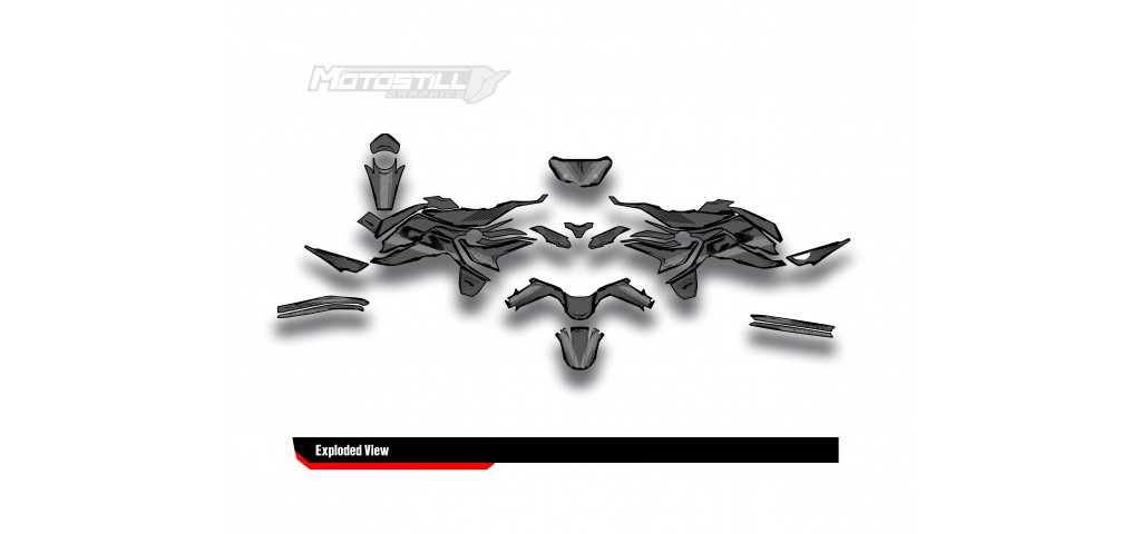 BMW F 750 GS - F 800 GS - F 850 GS  /  2017 - 2025  GRAPHIC SET - DECAL KIT